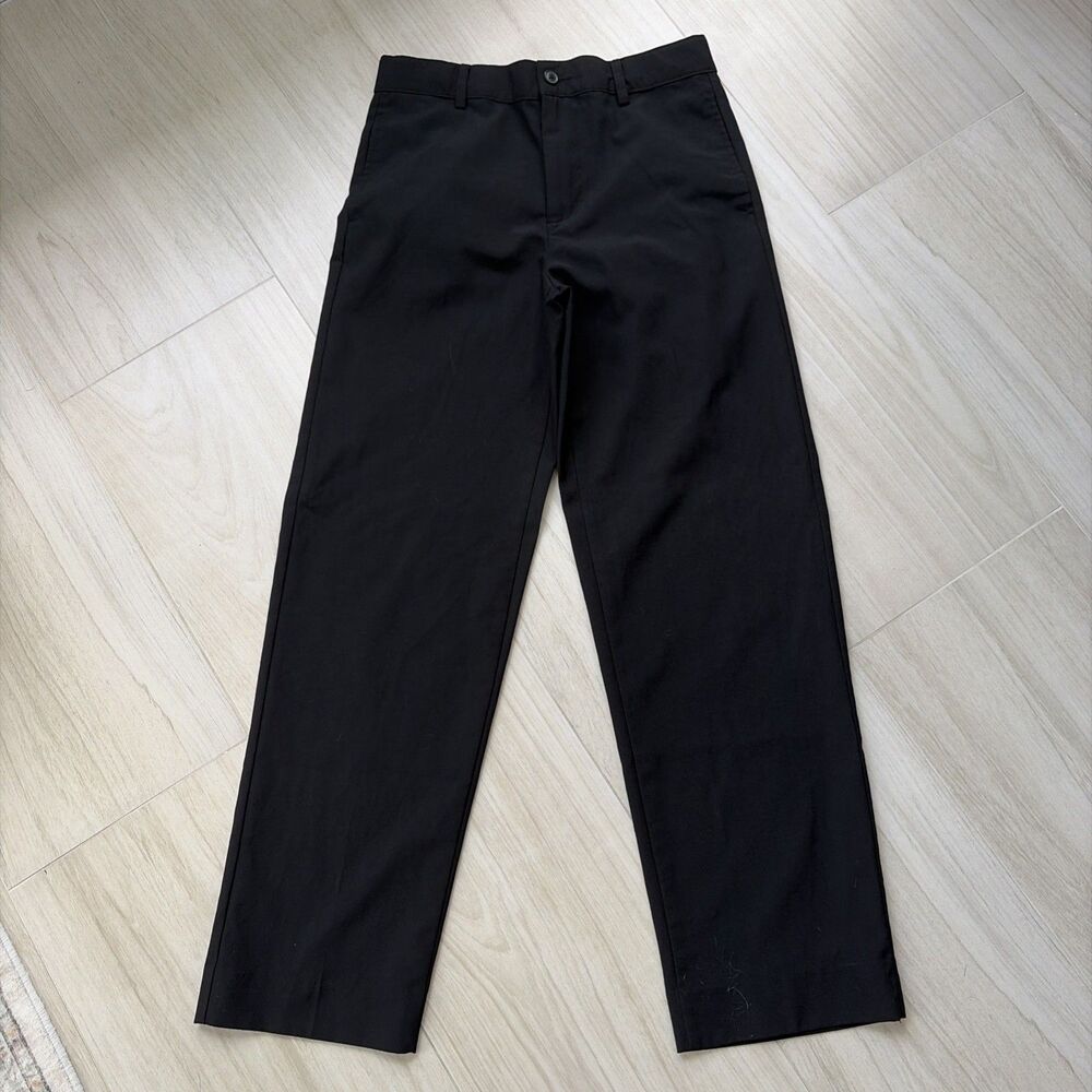 Calvin Klein boys flat-front dress pants black size 14 Regular